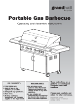 Grand Hall Portable Gas Barbecue Owner's manual