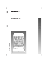 Siemens SE63A630RK/46 User manual