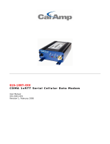 Cal Amp LandCell-819 1XRT User manual