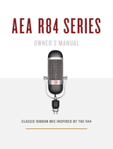 AEA R84 Series Owner's manual
