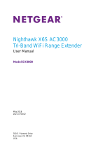 Netgear NIGHTHAWK X6S EX8000-100EUS BLACK Owner's manual