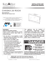 Kozyheat Chaska 29 Owner's manual