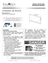 Kozyheat Chaska 29 Owner's manual