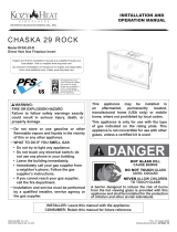 Kozyheat Chaska 29 Rock Owner's manual