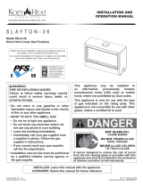 kozy heat SLAYTON-36 Owner's manual