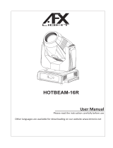 afx light HOTBEAM-16R Owner's manual