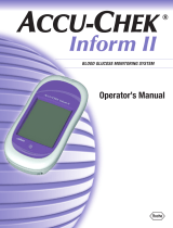 Roche ACCU-CHEK Inform II User manual