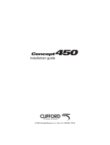 Clifford CONCEPT450 Installation guide