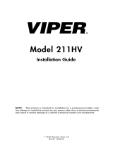 Viper EZ-211HV Installation guide