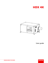 Barco HDX-4K20 FLEX User guide