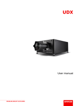Barco UDX-W32 User guide