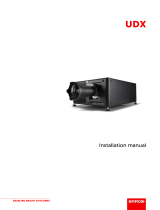 Barco UDX-U40 Installation guide