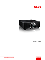 Barco Barco G100-W19 User manual