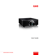 Barco G60-W7 User guide
