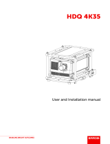 Barco HDQ-4K35 Installation guide