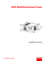 Barco UDX Frame Installation guide