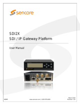 Sencore SDI2X User manual