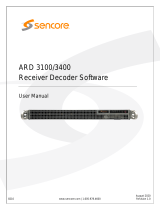 Sencore ARD 3100/3400 User manual