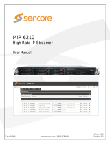 Sencore MIP 6210 User manual