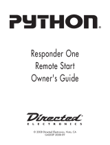 Directed Electronics Responder One G4203V User manual