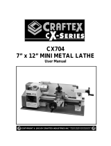 Craftex CX Series CX704 User manual