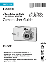 Canon IXUS 400 User manual