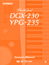 Yamaha DGX230MS User manual