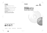 Canon 1450B002 - PIXMA MP510 All-in-One Photo Printer User manual