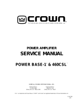 Crown 460CSL User manual