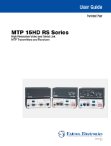 Extron electronics MTP 15HD RS Series User manual
