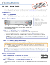 Extron electronics DP DA2 User manual