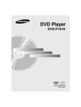 Samsung DVD-P181K User manual