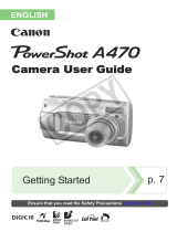 Canon A470 User manual