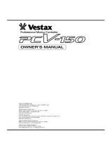 Vestax PCV-150 User manual