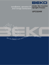 Beko UFC524W User manual