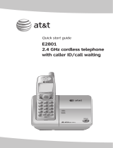 AT&T E2801 Quick start guide