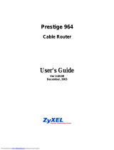 ZyXEL Communications Prestige 964 User manual