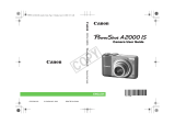 Canon PowerShot A2000IS User manual