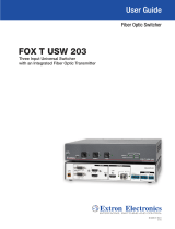 Extron electronics FOX T USW 203 User manual