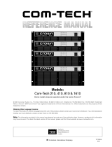 Crown Tech10 Electric User manual