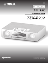 Yamaha TSX-B232WH White User manual