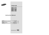 Samsung DVD-V80 User manual