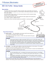 Extron DVI 104 Tx/Rx User manual