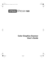 Epson Expression 1680 User manual