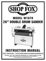 Shop fox SHOP FOX W1678 Owner's manual