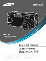 Samsung DIGIMAX V6 User manual