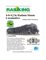 Rail King 4-6-4 J3a Hudson Operating instructions