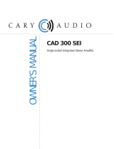 Cary Audio Design CAD 300 SE User manual