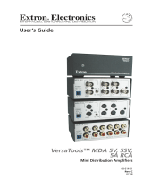 Extron MDA 5A RCA User manual