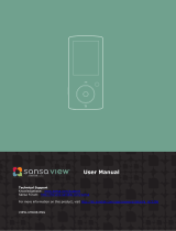 SanDisk Sansa c150 User manual